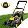 Dexvoria 16-Inch Corded Electric Lawn Mower, 13A Motor, 3500RPM, 2-in-1 Mulch & Collect, 5-Level Height Adjust, 13 Gal Bag, Lightweight